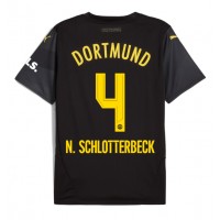 Fotballdrakt Herre Borussia Dortmund Nico Schlotterbeck #4 Bortedrakt 2024-25 Kortermet